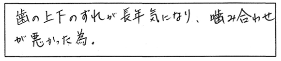 患者様の声：矯正歯科治療を始めたれた動機・きっかけはなんでしたか？