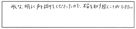 患者様の声：スタッフの応対はいかがでしたか？